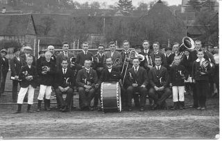 1920-Posaunenchor zu Ober-Mockstadt um 1920